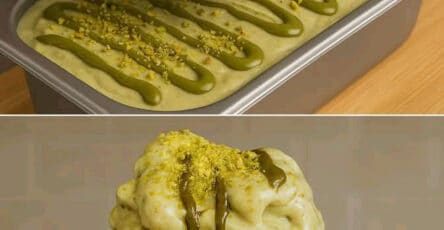 Gelato al pistacchio senza zucchero
