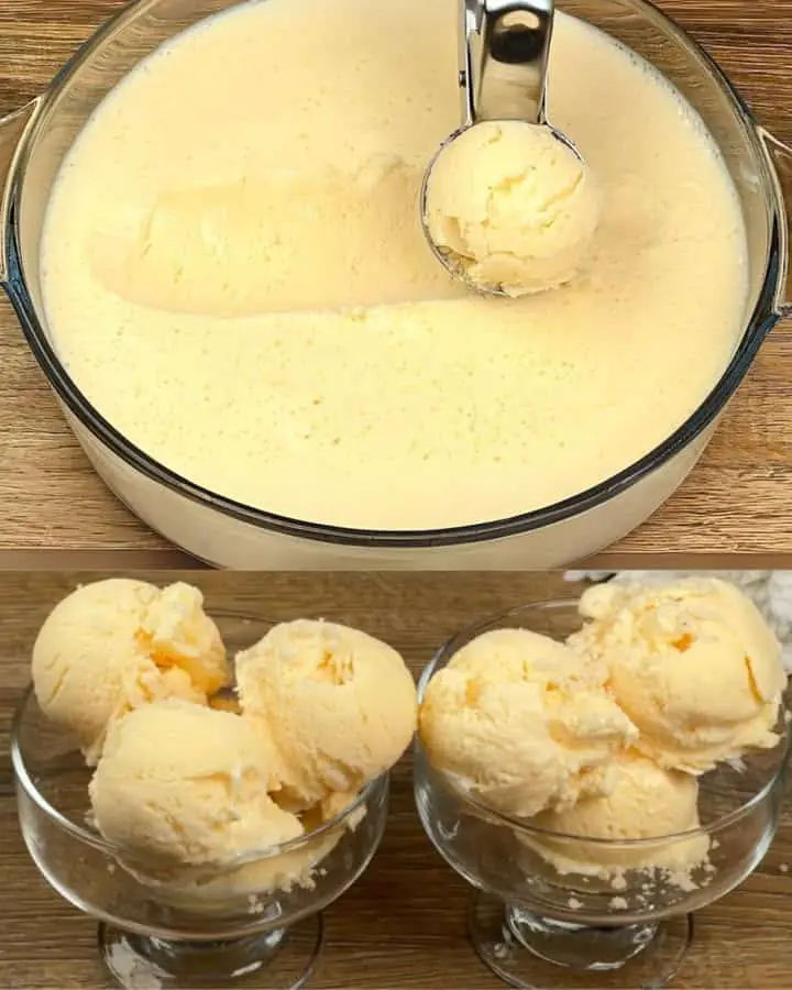 Gelato cremoso alla vaniglia