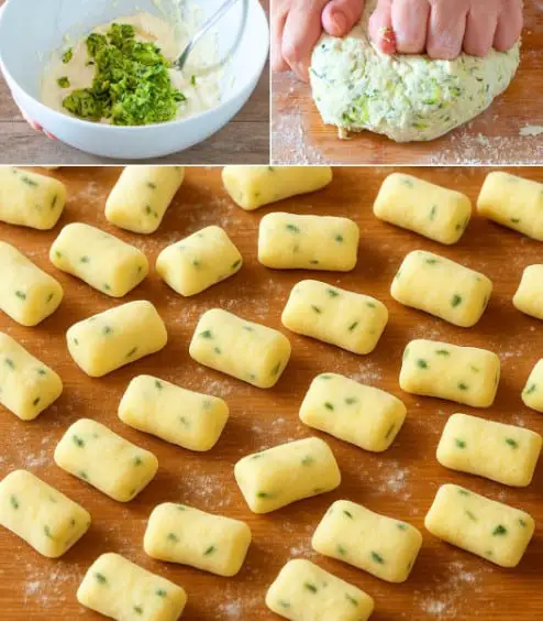 Gnocchi di zucchine leggeri