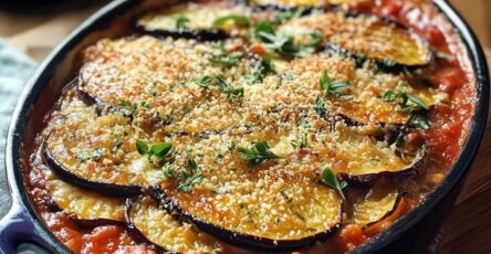 Gratin di melanzane e pomodori