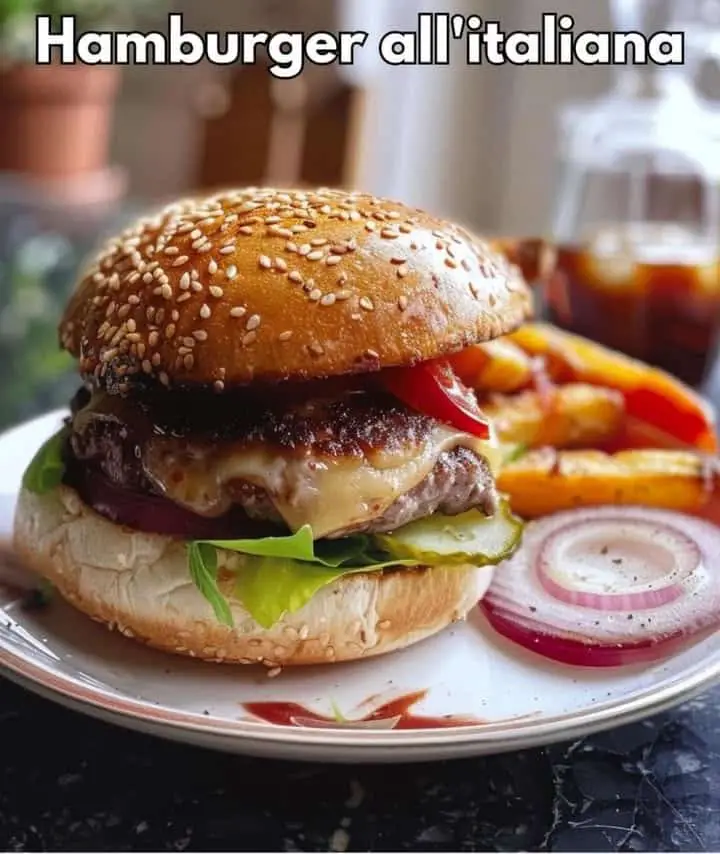 Hamburger mediterraneo italiano