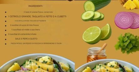 Insalata di ananas fresca