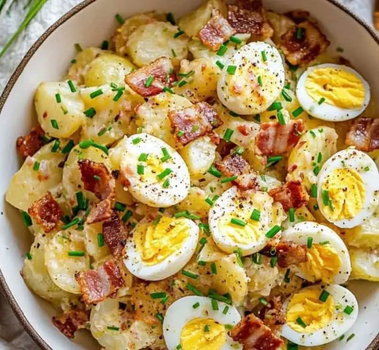 Insalata di patate e pancetta