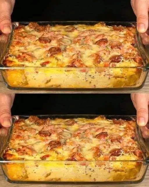 Lasagne blu e pollo