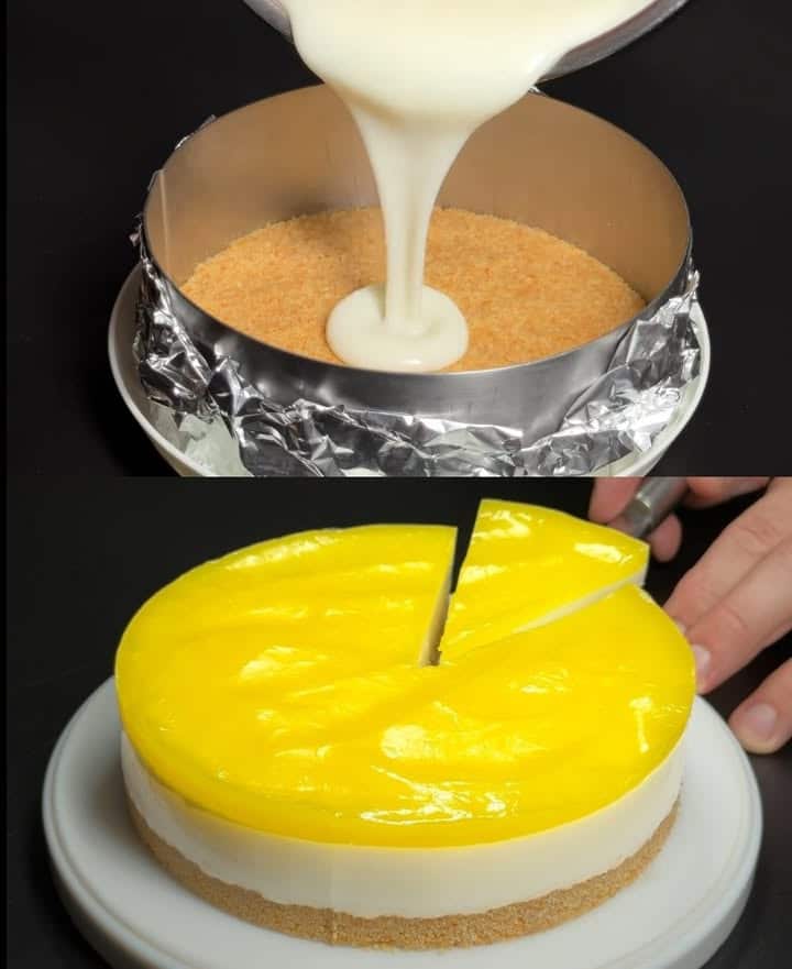 Latte e limone dessert