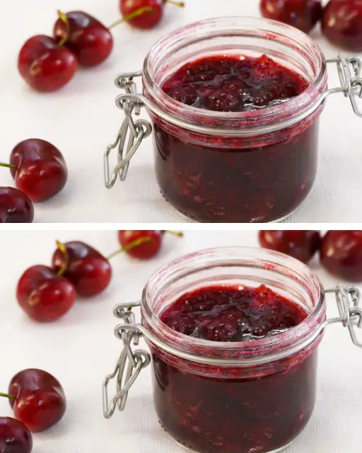 Marmellata di ciliegie facile