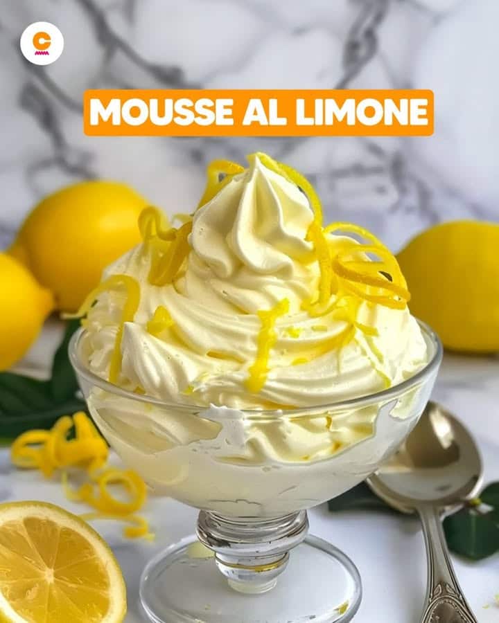 Mousse al limone leggera