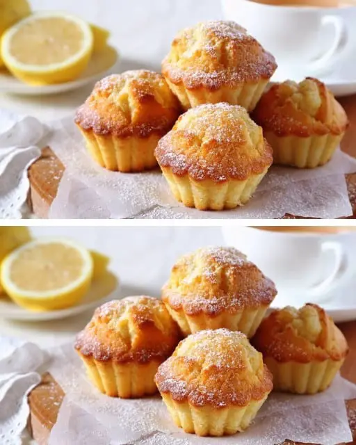 Muffin al limone soffici