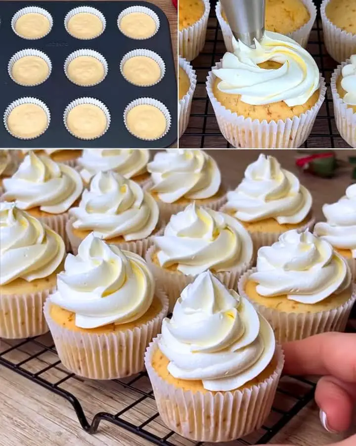 Muffin alla vaniglia deliziosi