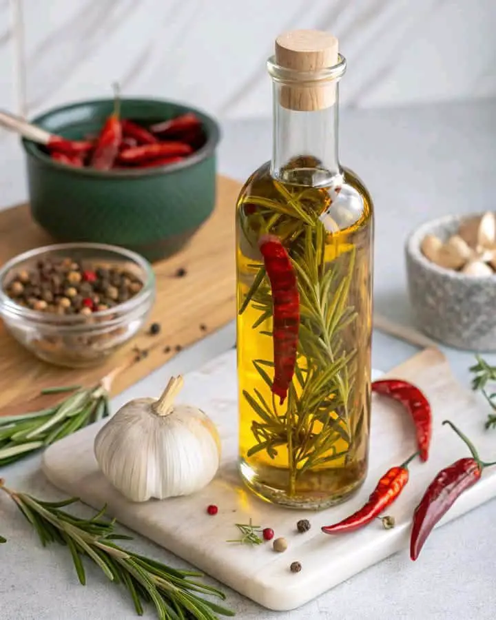 Olio aromatico rosmarino peperoncino