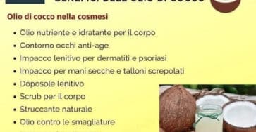 Olio di Cocco Utilizzi