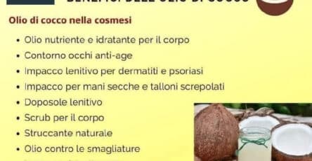 Olio di Cocco Utilizzi