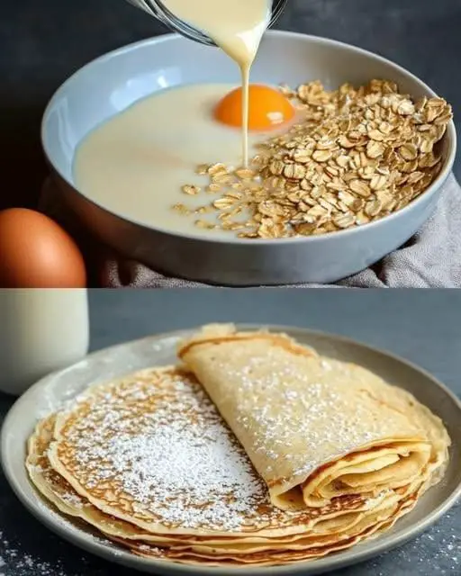 Pancake d'avena senza zucchero