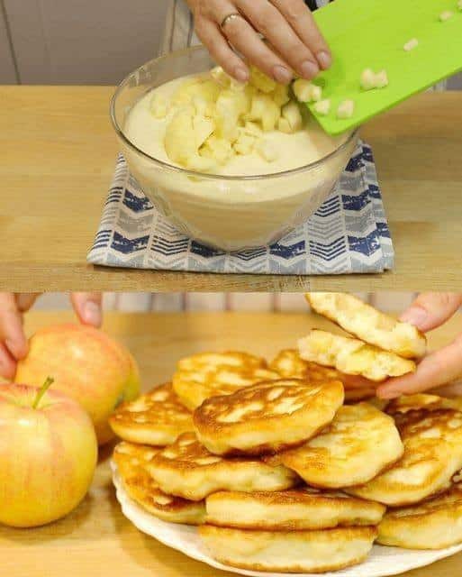 Pancake veloci alle mele