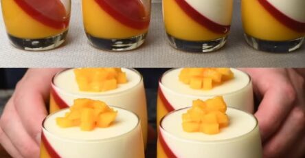 Panna cotta al mango
