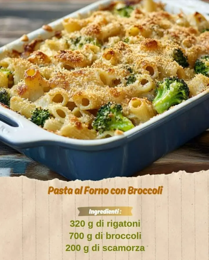 Pasta al forno verdure