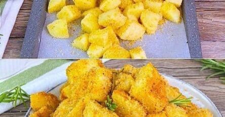 Patate impanate al forno