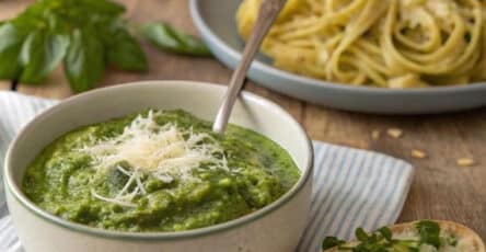 Pesto di zucchine e basilico