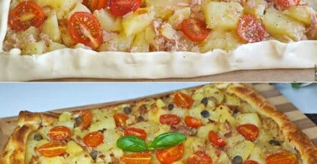 Pizza rustica con tonno