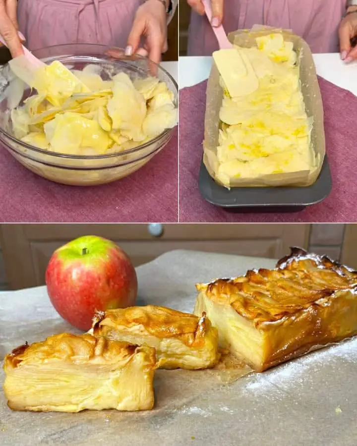 Plumcake invisibile alle mele
