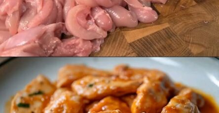 Pollo delizioso con salsa