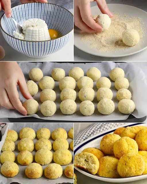 Polpette di ricotta facile