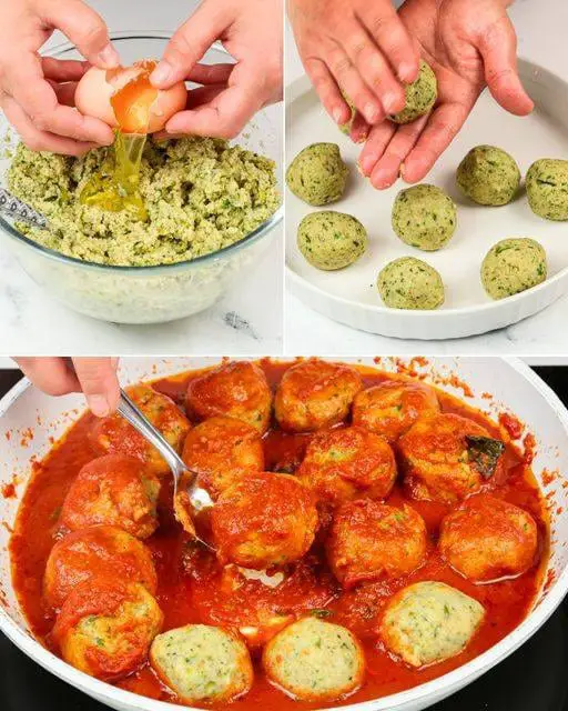 Polpette di zucchine leggere