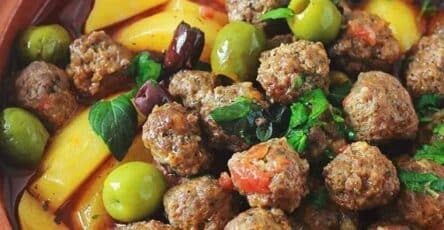 Polpette e patate al tajine