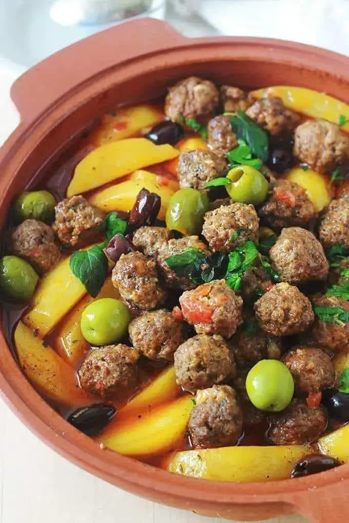Polpette e patate al tajine