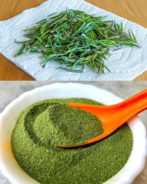 Polvere di rosmarino ricetta