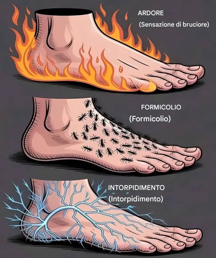 Problemi al fegato piedi