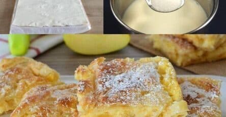 Pudding di mele facile