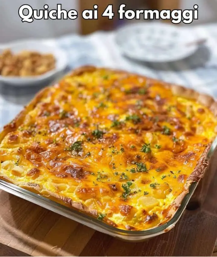 Quiche ai 4 Formaggi