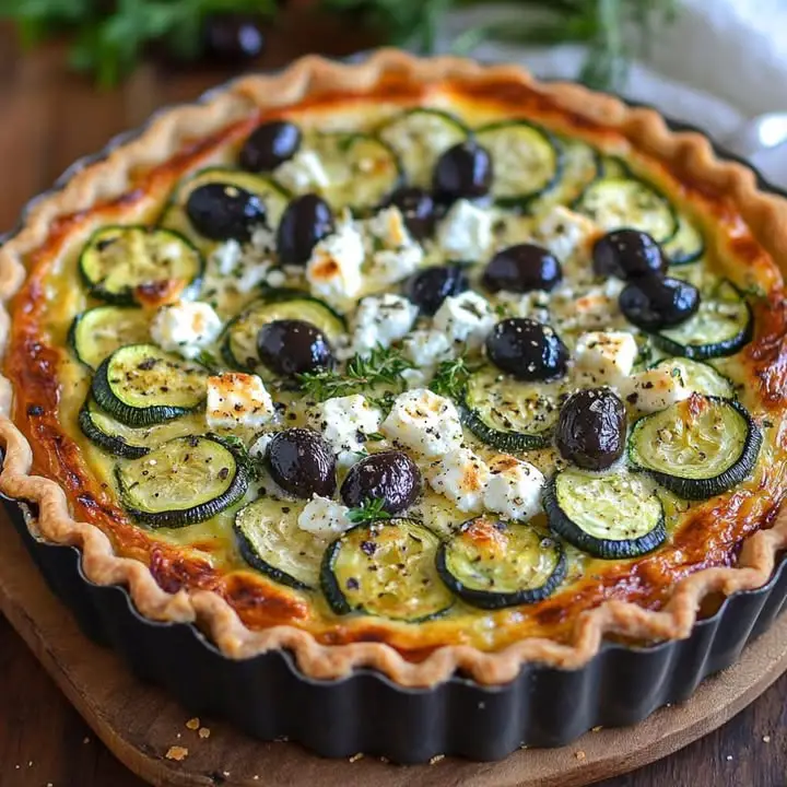 Quiche con Zucchine e Feta