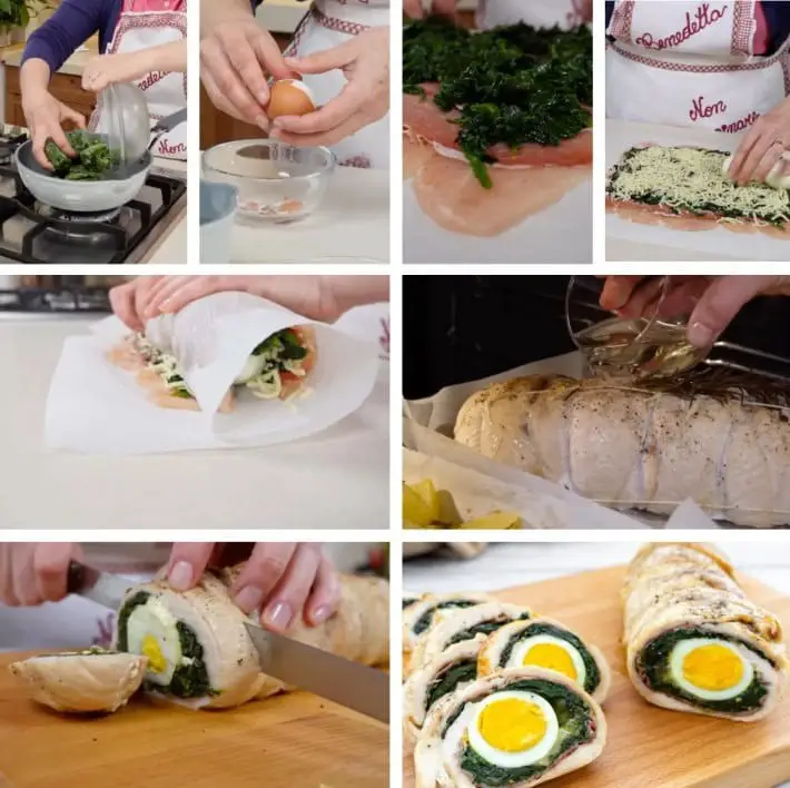 Rollè di pollo ricetta