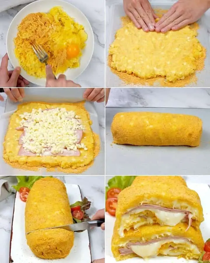 Rouleaux di patate al formaggio