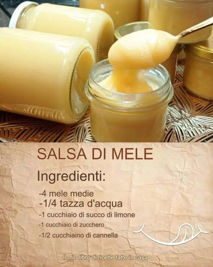 Salsa di mele deliziosa