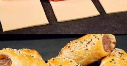 Salsicce in pasta sfoglia