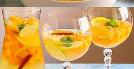 Sangria bianca light estiva