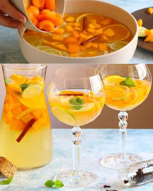 Sangria bianca light estiva
