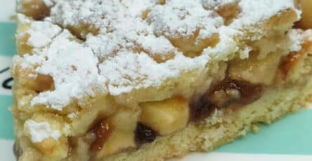 Sbrisolona mele e marmellata