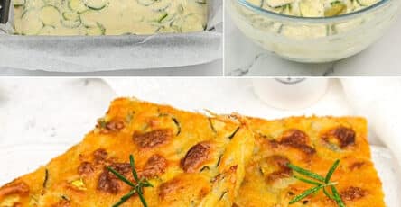 Schiacciata di zucchine semplice