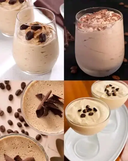 Schiuma di caffè dolce