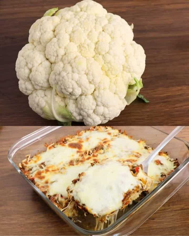 Sformato di cavolfiore e carne