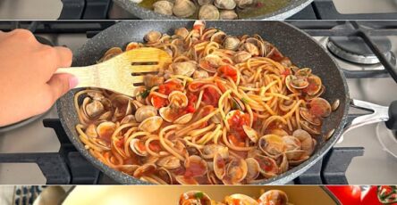 Spaghetti al sugo lupini