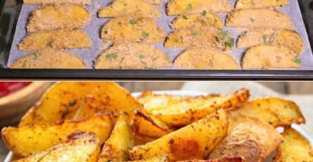 Spicchi di patate croccanti