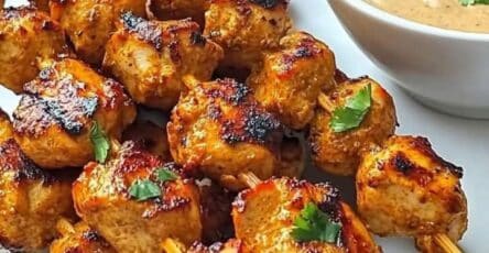 Spiedini di pollo al curry