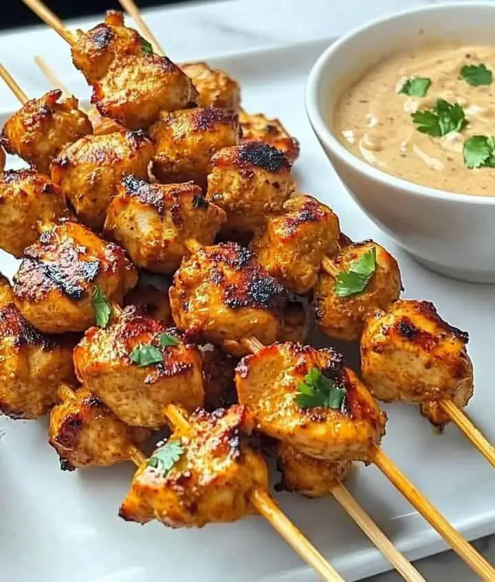 Spiedini di pollo al curry