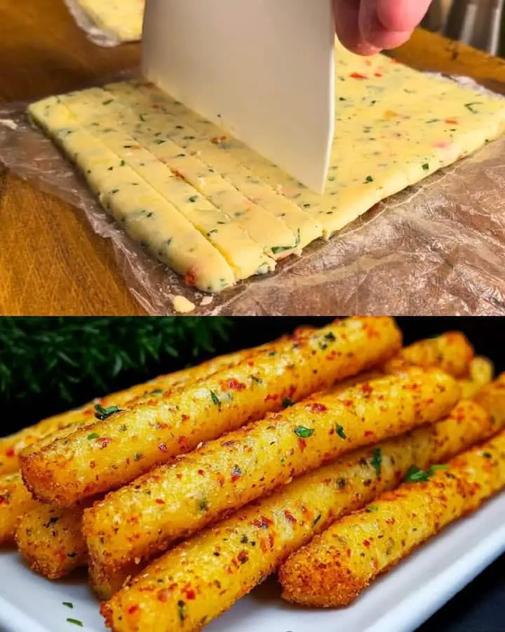 Strisce di patate al formaggio
