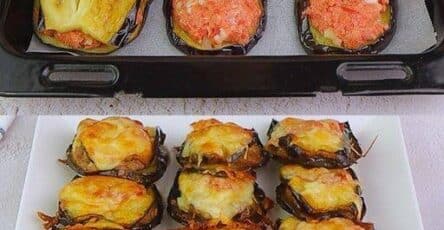 Tasche di melanzane ripiene